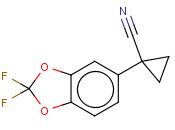 1-(2,2-DIFLUOROBENZO[D][<span class='lighter'>1,3</span>]DIOXOL-5-<span class='lighter'>YL</span>)CYCLOPROPANECARBONITRILE