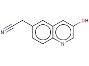 3-HYDROXYQUINOLINE-6-<span class='lighter'>ACETONITRILE</span>