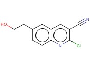 2-CHLORO-6-(2-HYDROXYETHYL)QUINOLINE-3-CARBONITRILE