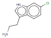 3-(2-AMINOETHYL)-<span class='lighter'>6-CHLOROINDOLE</span>