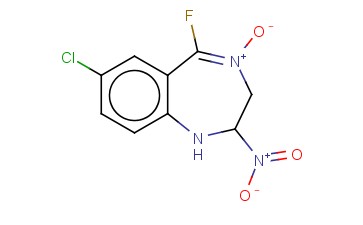7-CHLORO-1,3DIHYDRO-5-FLUOROPHENYL-2-NITRO-METHYLENE-2H-1,4-BENZODIAZEPINE-4-OXIDE
