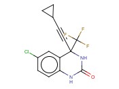 6-CHLORO-4(CYCLOPROPYLETHYNYL)-4-(TRIFLUORO-METHYL)-3,4-DIHYDROQUINAZOLIN-2(1H)-ONE