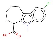 2-CHLORO-5,6,7,8,9,10-HEXAHYDRO-CYCLOHEPTA[B]INDOLE-6-CARBOXYLIC ACID