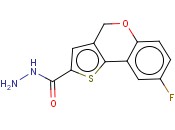 8-氟-4H-[1]-<span class='lighter'>苯</span><span class='lighter'>并</span>吡喃<span class='lighter'>并</span>[4,3-b]<span class='lighter'>噻吩</span>-2-羧酸酰肼