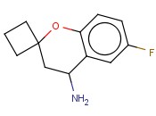 (+/-)-4-AMINO-3,4-DIHYDRO-6-FLUORO-SPIRO[2H-1-BENZOPYRAN-2,1'-CYCLOBUTANE]