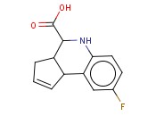 <span class='lighter'>8-FLUORO-3A</span>,<span class='lighter'>4,5,9B-TETRAHYDRO-3H-CYCLOPENTA</span>[C]<span class='lighter'>QUINOLINE-4-CARBOXYLIC</span> ACID