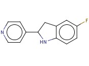 1H-INDOLE,5-FLUORO-2,3-DIHYDRO-2-(4-PYRIDINYL)-