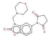 1-[3-(<span class='lighter'>吗</span><span class='lighter'>啉</span>-4-<span class='lighter'>基</span>甲基)-2-羰基-2,3-二氢-1,3-苯并噁唑-5-<span class='lighter'>基</span>]吡咯烷-2,5-二酮