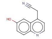 6-HYDROXYQUINOLINE-4-<span class='lighter'>ACETONITRILE</span>