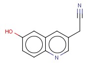 6-HYDROXYQUINOLINE-3-<span class='lighter'>ACETONITRILE</span>