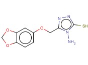 4-AMINO-5-[(1,3-BENZODIOXOL-5-YLOXY)METHYL]-4H-1,2,4-TRIAZOLE-3-THIOL