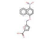 5-([(5-NITRO-8-QUINOLINYL)OXY]METHYL)-<span class='lighter'>2-FUROIC</span> ACID