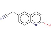 2-HYDROXYQUINOLINE-6-<span class='lighter'>ACETONITRILE</span>
