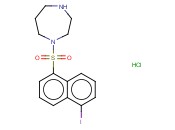 1-(5-碘萘-1-磺酰基)-1H-六氢-1,4-二<span class='lighter'>氮</span><span class='lighter'>杂</span>卓<span class='lighter'>盐酸盐</span>
