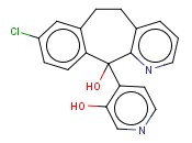 4-(8-Chloro-<span class='lighter'>11</span>-hydroxy-6,11-dihydro-5H-benzo[5,6]cyclohepta[1,2-b]pyridin-<span class='lighter'>11</span>-yl)-3-pyridinol
