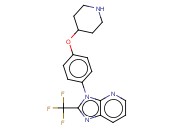 3-(4-(PIPERIDIN-4-YLOXY)PHENYL)-2-(TRIFLUOROMETHYL)-3H-IMIDAZO[4,5-B]PYRIDINE