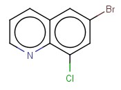 6-溴-8-氯<span class='lighter'>喹啉</span>