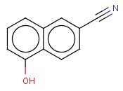 5-<span class='lighter'>NAPHTHOL</span>-2-CARBONITRILE