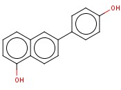 6-(4-HYDROXYPHENYL)-<span class='lighter'>1-NAPHTHOL</span>