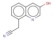 3-HYDROXYQUINOLINE-8-<span class='lighter'>ACETONITRILE</span>