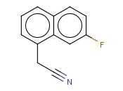 2-FLUORONAPHTHALENE-8-<span class='lighter'>ACETONITRILE</span>