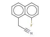 1-FLUORONAPHTHALENE-8-<span class='lighter'>ACETONITRILE</span>