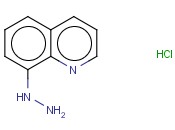 N'-<span class='lighter'>QUINOLIN-8-YL-HYDRAZINIUM</span>, <span class='lighter'>HYDROCHLORIDE</span>