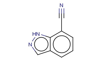 <span class='lighter'>1H-INDAZOLE-7-CARBONITRILE</span>