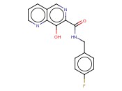 N-(4-FLUOROBENZYL)-8-HYDROXY-1,6-NAPHTHYRIDINE-7-CARBOXAMIDE