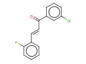(2E)-1-(3-CHLOROPHENYL)-3-(2-FLUOROPHENYL)PROP-2-EN-1-ONE