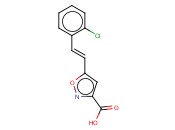 5-[2-(2-CHLORO-PHENYL)-VINYL]-ISOXAZOLE-3-CARBOXYLIC ACID