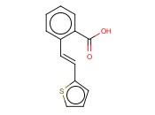 2-[Β(2-<span class='lighter'>噻吩</span><span class='lighter'>基</span>)乙烯<span class='lighter'>基</span>]苯甲酸