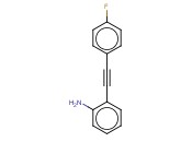 2-(2-(4-FLUOROPHENYL)<span class='lighter'>ETHYNYL</span>)<span class='lighter'>BENZENAMINE</span>