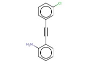 2-(2-(3-CHLOROPHENYL)<span class='lighter'>ETHYNYL</span>)<span class='lighter'>BENZENAMINE</span>