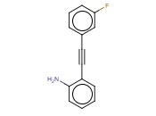 2-(2-(3-FLUOROPHENYL)<span class='lighter'>ETHYNYL</span>)<span class='lighter'>BENZENAMINE</span>