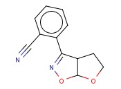 2-(3A,4,5,6A-TETRAHYDROFURO[3,2-D]ISOXAZOL-3-YL)BENZONITRILE