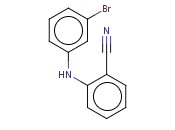 2-[(<span class='lighter'>3-BROMOPHENYL</span>)AMINO]BENZONITRILE