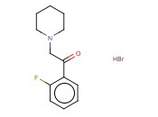 1-(2-FLUOROPHENYL)-2-(1-PIPERIDINYL)ETHANONE <span class='lighter'>HYDROBROMIDE</span>