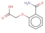 (2-<span class='lighter'>氨基</span><span class='lighter'>甲</span><span class='lighter'>酰</span><span class='lighter'>苯</span>氧)乙酸