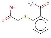 (2-CARBAMOYL-PHENYLSULFANYL)-ACETIC ACID