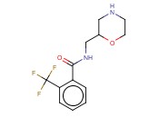 N-(2-MORPHOLINYLMETHYL)-2-(TRIFLUOROMETHYL)BENZAMIDE