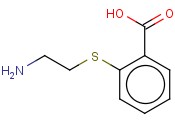 2-(2-<span class='lighter'>AMINO</span>ETHYLTHIO)<span class='lighter'>BENZOIC</span> ACID