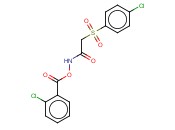 [[2-(4-CHLOROPHENYL)SULFONYLACETYL]AMINO]-<span class='lighter'>2-CHLOROBENZOATE</span>