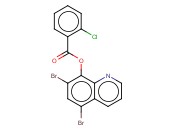 (5,7-DIBROMOQUINOLIN-8-YL)-<span class='lighter'>2-CHLOROBENZOATE</span>