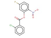 5-FLUORO-2-NITROPHENYL <span class='lighter'>2-CHLOROBENZOATE</span>