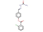 4-(2-(AMINOCARBONYL)CARBOHYDRAZONOYL)PHENYL <span class='lighter'>2-CHLOROBENZOATE</span>