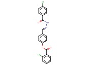 4-(2-(4-CHLOROBENZOYL)CARBOHYDRAZONOYL)PHENYL <span class='lighter'>2-CHLOROBENZOATE</span>