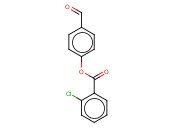 4-FORMYLPHENYL <span class='lighter'>2-CHLOROBENZOATE</span>