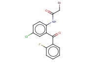 2-溴<span class='lighter'>乙酰</span><span class='lighter'>氨基</span>-5-氯-2'-氟二苯甲酮
