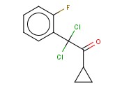 ETHANONE, 2,2-DICHLORO-1-CYCLOPROPYL-2-(2-FLUOROPHENYL)-